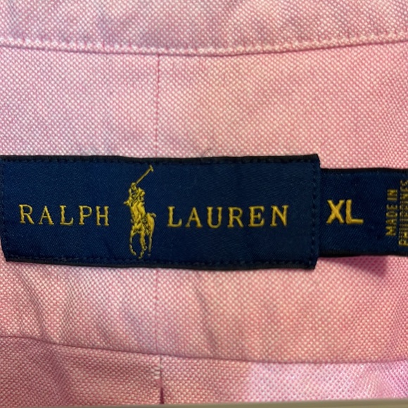 Men’s Pink Ralph Lauren Shirt - Picture 3 of 5